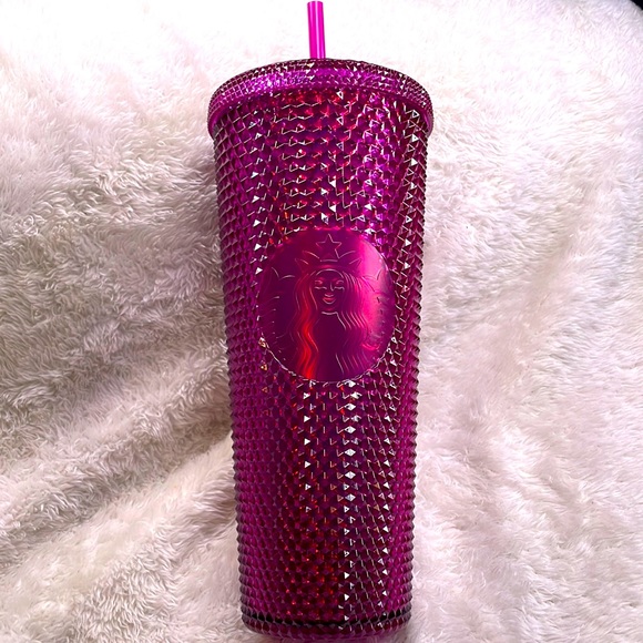 Venti Starbucks Cold Cup - Berry Studded  Fall 2022 Release - Picture 1 of 3